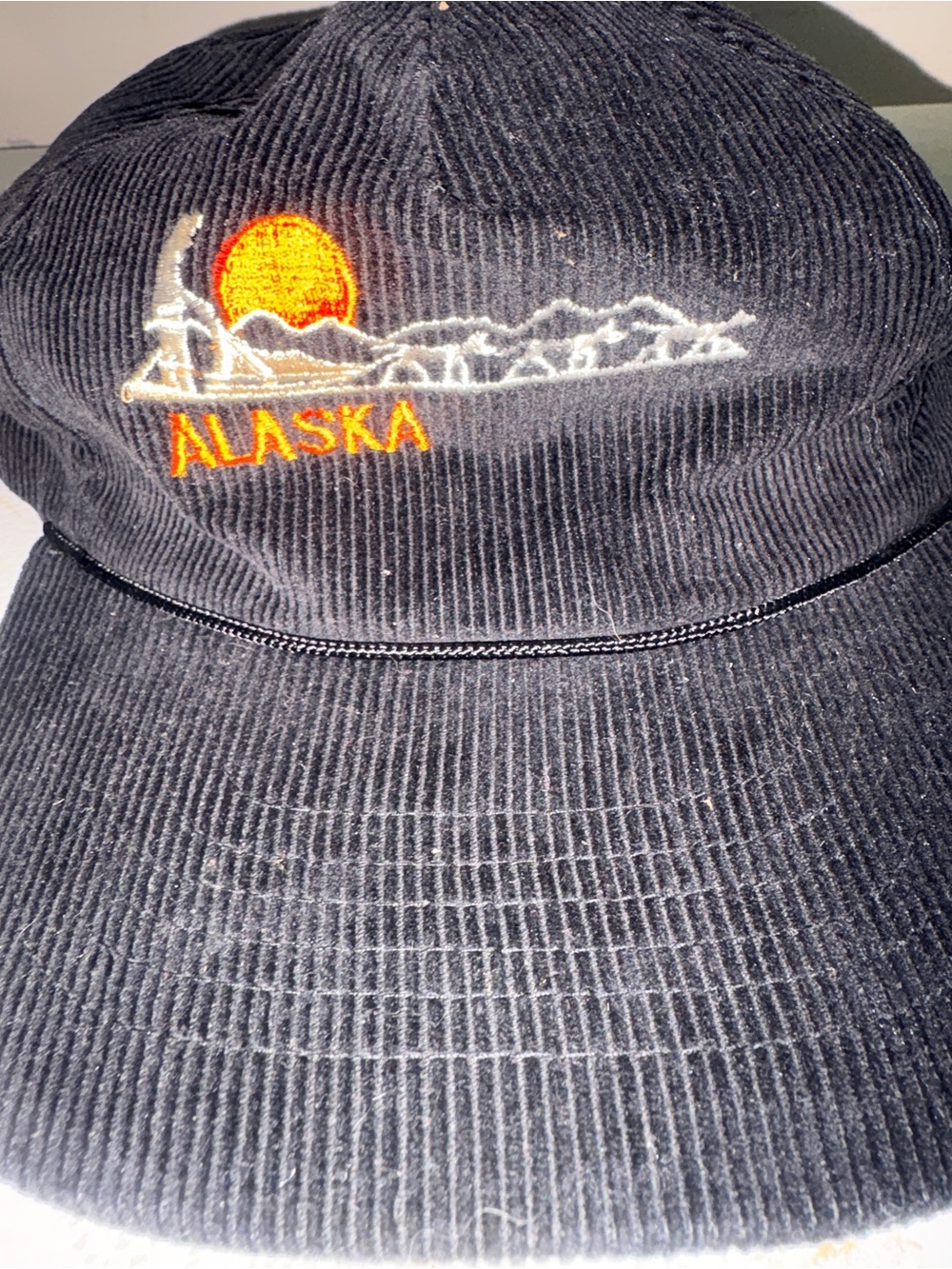 Vintage Alaska Corduroy hat